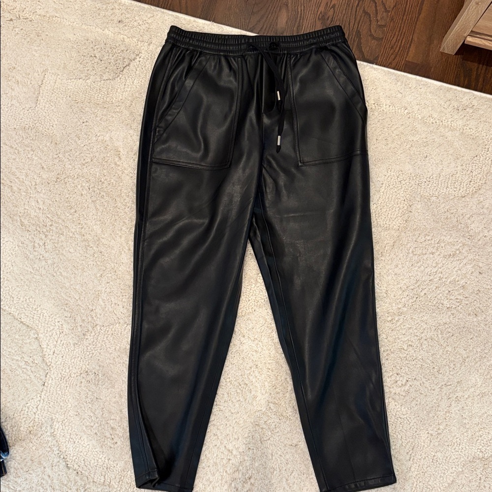 Blank NYC Black Faux Leather Pants
